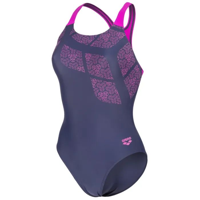 Купальник Arena Kikko Swimsuit Swim Pro Back 010807-790 синій, рожевий 46 (3468337757306) изображение 6