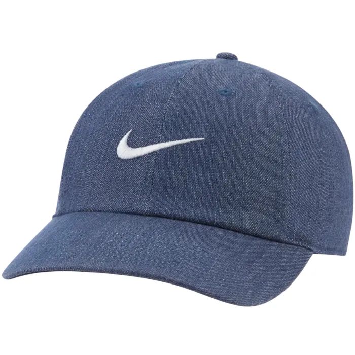 Кепка Nike H86 Swoosh Denim Cap DJ6220-410 синій Уні OSFM (194958729998)