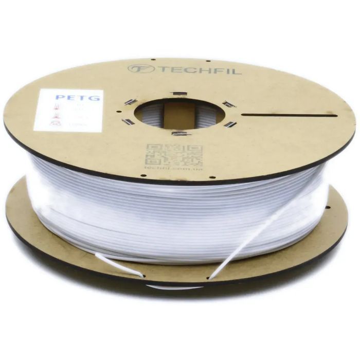 Пластик для 3D-принтера Techfil PETG 074 1.75мм 0.75кг white (PETG074-750-WHITE) зображення 3