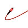 Дата кабель USB 2.0 AM to USB-C 1.0m 2.4A red Denmen (DN-D02T-RD) изображение 3