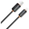 Дата кабель USB 2.0 AM to Lightning 2.0m 3A black XO (NB302-AI-2.black) изображение 2