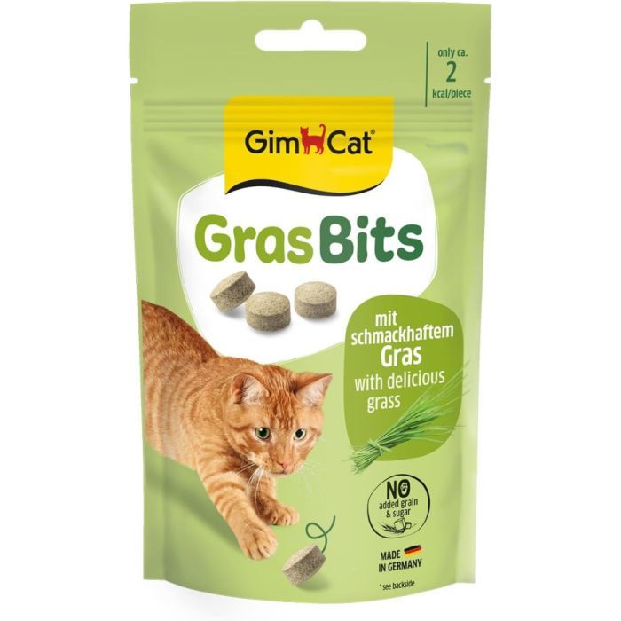 Лакомство для котов GimCat таблетки с травой 40 г (4002064417653)