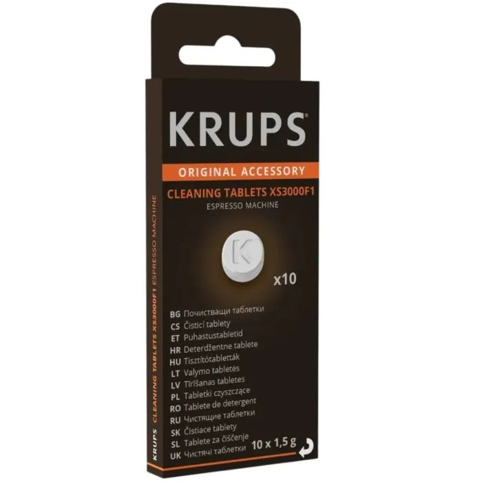 Средство для чистки кофеварок Krups Засіб від накипу Krups XS3000F1 для кавомашин (XS3000F1)