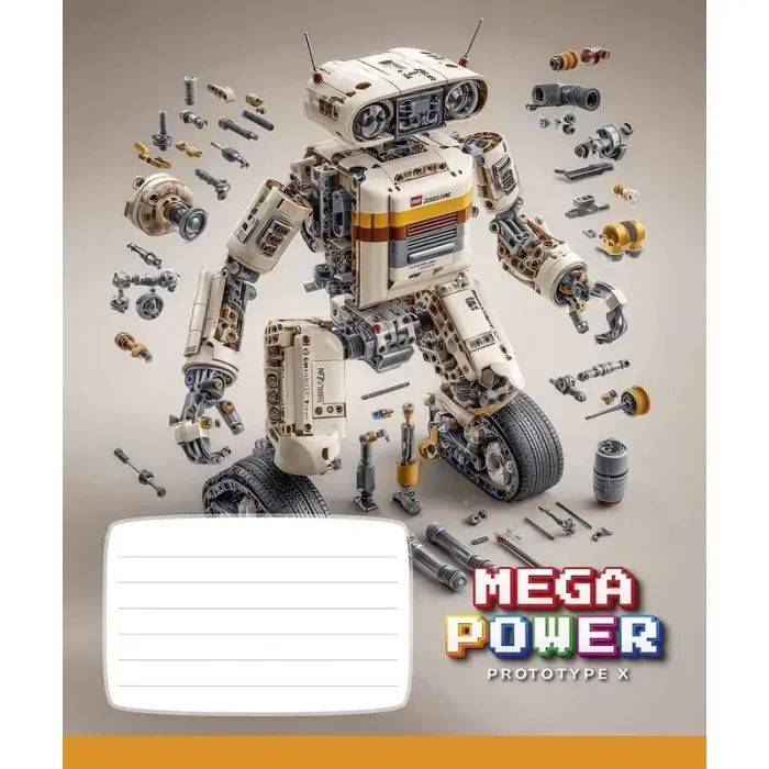 Зошит Школярик Star Mega Power 12 аркушів клітинка (012-3745K) зображення 4