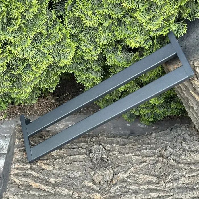 Полка для мангала Metalzavod Прометей на 9 шампурів, передня, світле дерево (STL-MDR9-LT) изображение 3