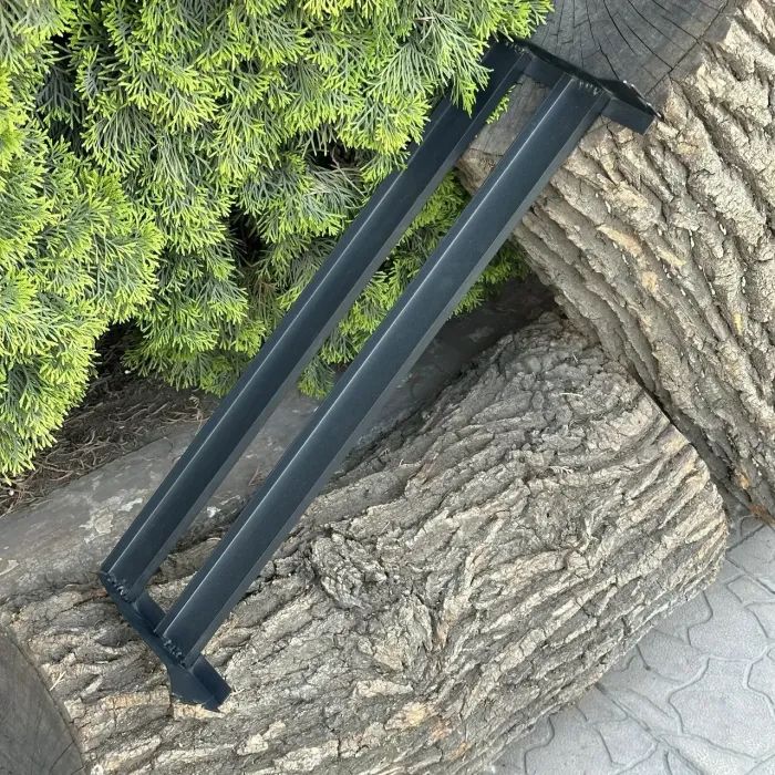 Полка для мангала Metalzavod Прометей на 9 шампурів, передня, світле дерево (STL-MDR9-LT) изображение 4