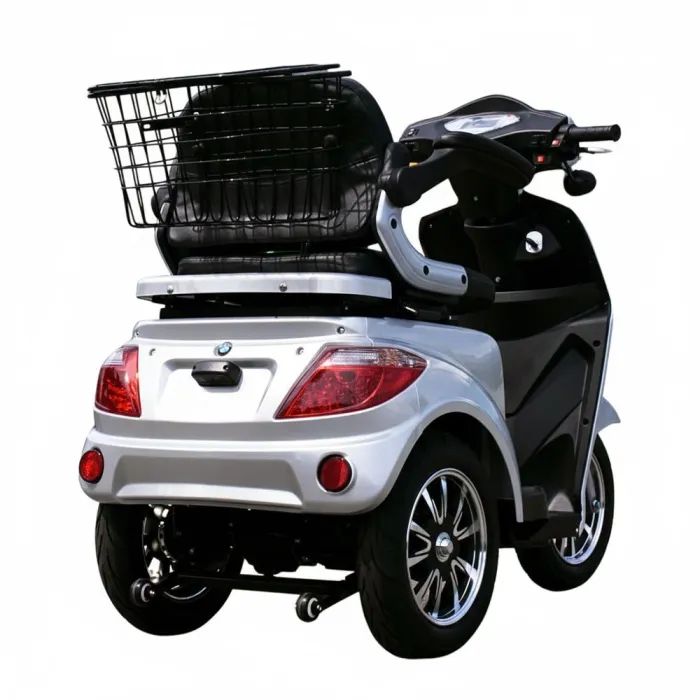 Электроскутер VISTA-2 (T408-2) 1000Вт 60В 20Агод, Silver (303290) изображение 2