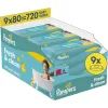 Детские влажные салфетки Pampers Fresh Clean 80 шт х 9 пачок (720 шт) (8006530134583)