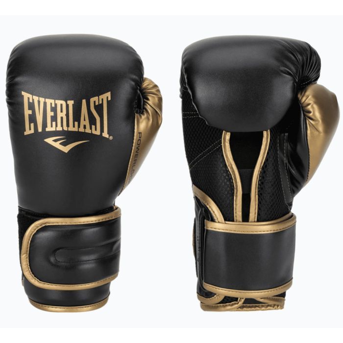 Боксерские перчатки Everlast PowerLock Boxing Training Gloves P00002304 сірий, чорний 10 унцій (009283608521) изображение 2