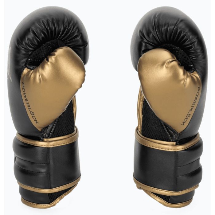 Боксерские перчатки Everlast PowerLock Boxing Training Gloves P00002304 сірий, чорний 10 унцій (009283608521) изображение 5