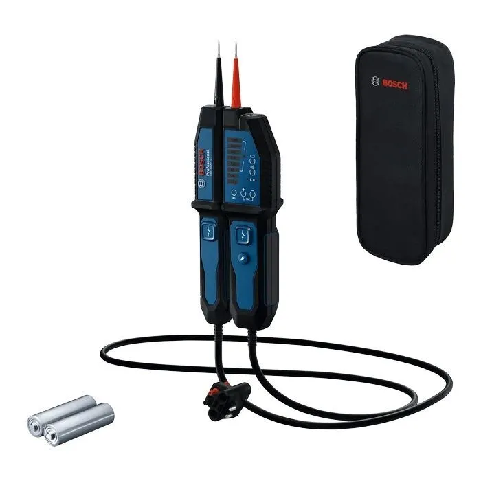 Тестер автомобільний Bosch Professional, GVT 1000-15, 0–1000V, 2xAA 1.5V (0.601.077.800) зображення 2