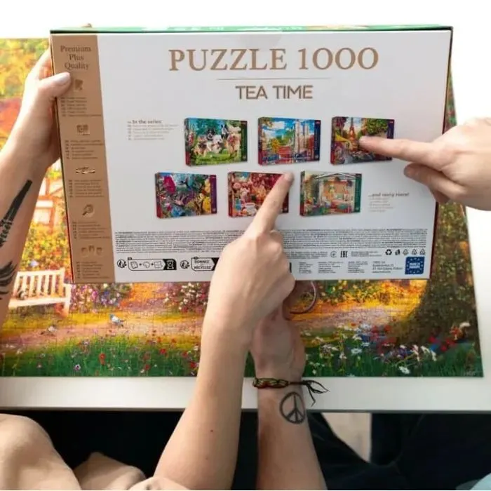 Пазл Trefl Premium Plus Час чаювання: Лісовий котедж 1000 елементів (5900511108040) зображення 4
