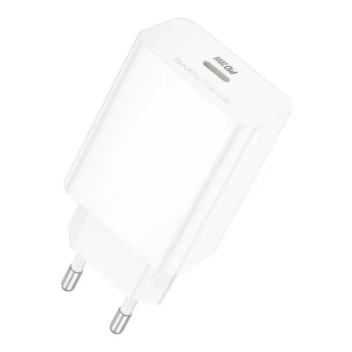 Зарядное устройство BOROFONE BA21A USB-C PD20W white (6941991111402)