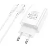 Зарядное устройство BOROFONE USB-C PD20W + cable USB-C to Lightning white (6941991111419) изображение 5