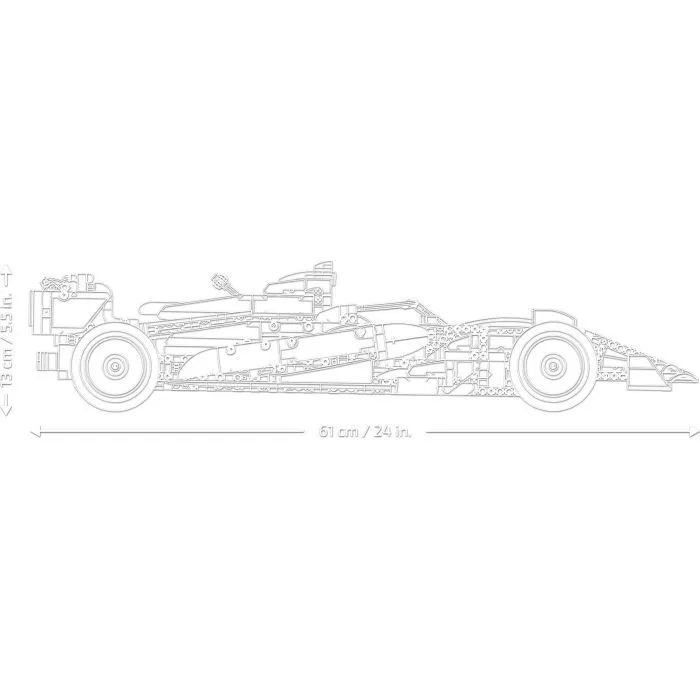 Конструктор LEGO Technic Автомобиль "Формула-1" Aston Martin Aramco AMR25 (42240) изображение 8
