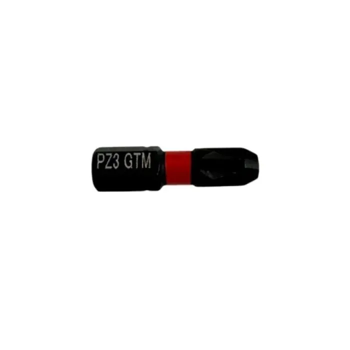 Набор бит GTM ударных, PZ3, 25мм, 2шт. (SBI-Z3-25B) изображение 2