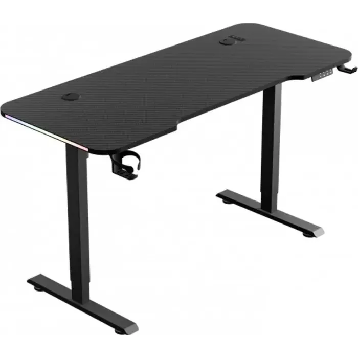 Комп'ютерний стіл GT Racer TY-1611 Black (TY-1611 (160x60x72-117) Black)
