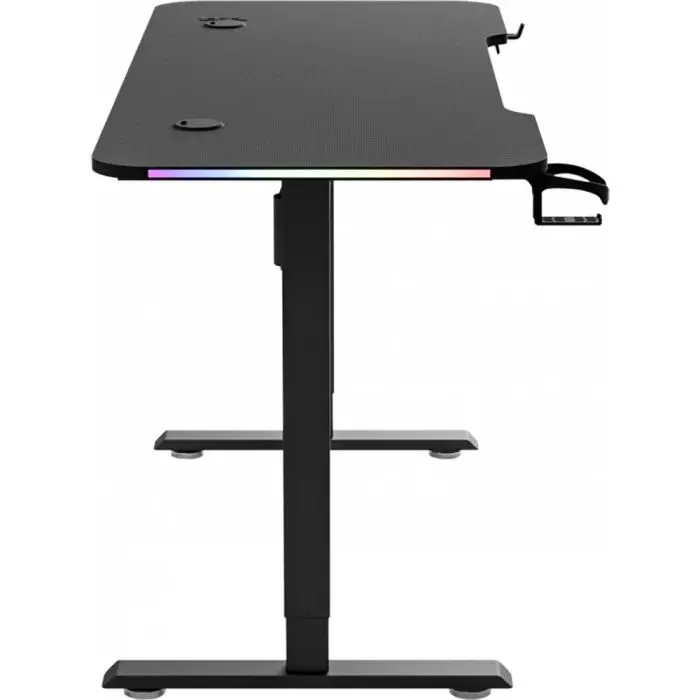 Комп'ютерний стіл GT Racer TY-1611 Black (TY-1611 (160x60x72-117) Black) зображення 3
