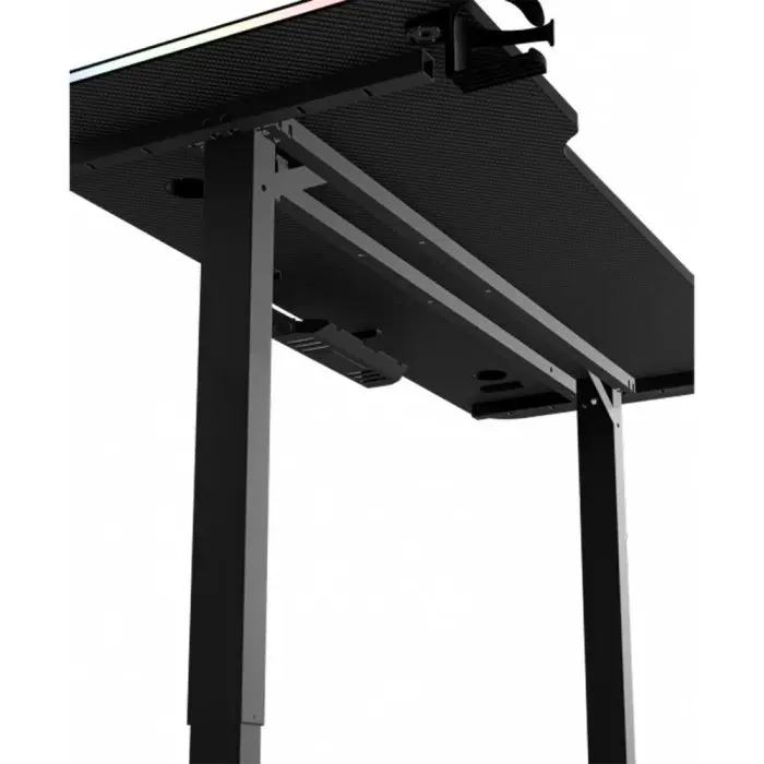 Комп'ютерний стіл GT Racer TY-1611 Black (TY-1611 (160x60x72-117) Black) зображення 9