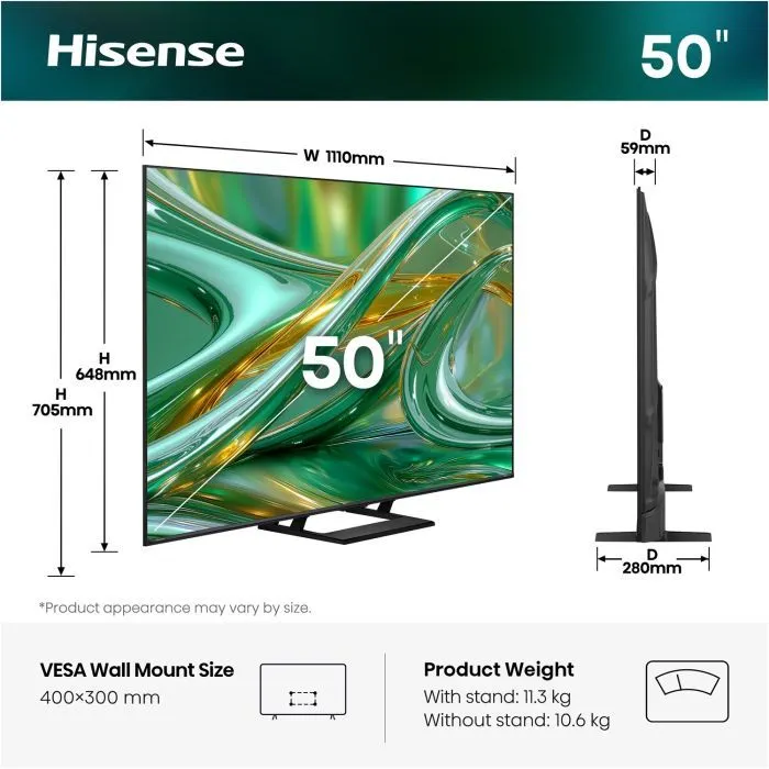 Телевизор Hisense 50E8S изображение 8