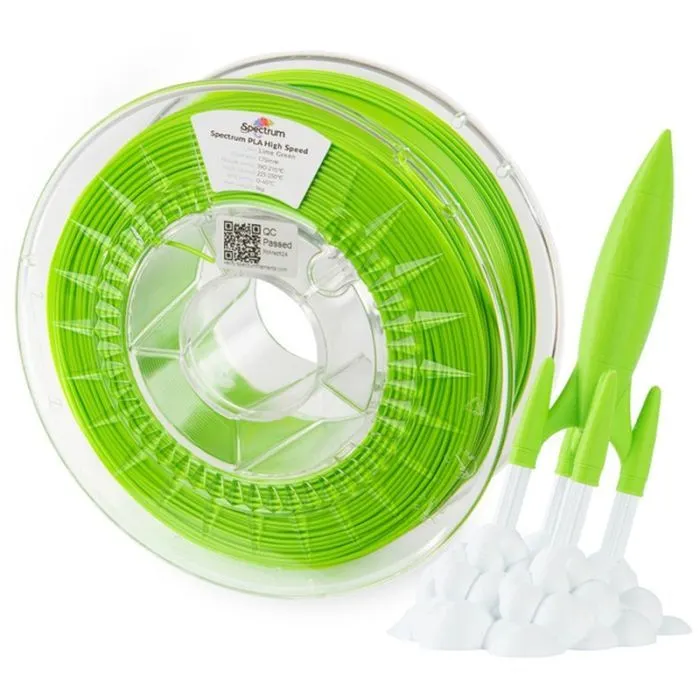 Пластик для 3D-принтера Spectrum PLA HS Premium 1.75mm 1kg Lime Green (81058) изображение 3