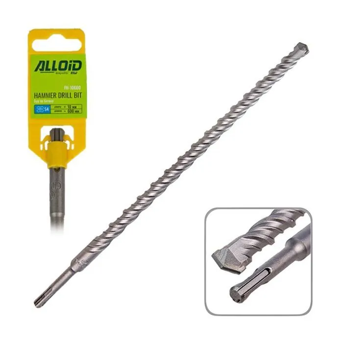 Бур Alloid по бетону, SDS-plus, S4, 10600мм (FH-10600)