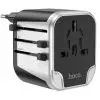 Сетевой фильтр питания HOCO AC5 1 роз, 2 USB, 1,5м, Black/Gray (AC5ABG) изображение 3