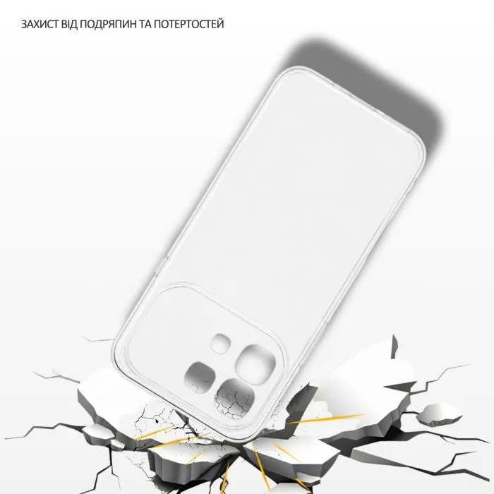 Чехол для мобильного телефона BeCover Silicone Infinix Note 60 (X6879) Transparent (716044) изображение 4