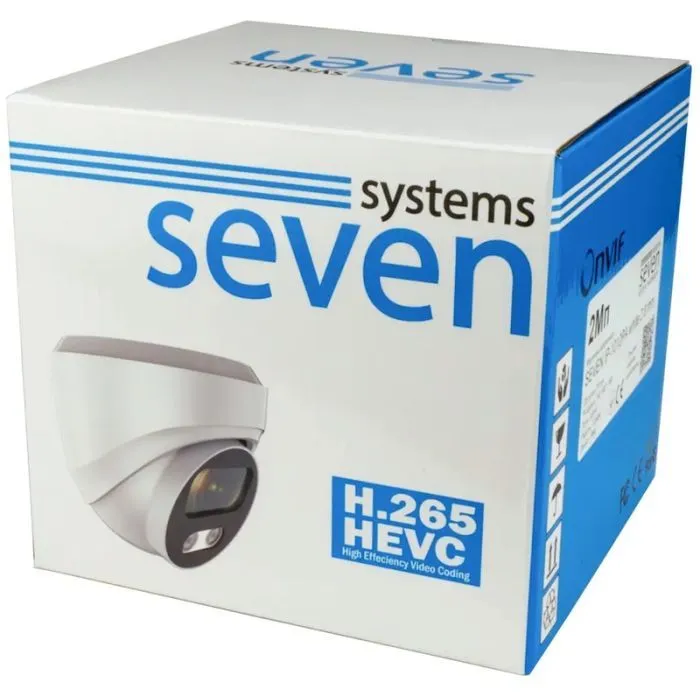 Камера відеоспостереження SEVEN Systems IP1012PA (2.8) white зображення 6