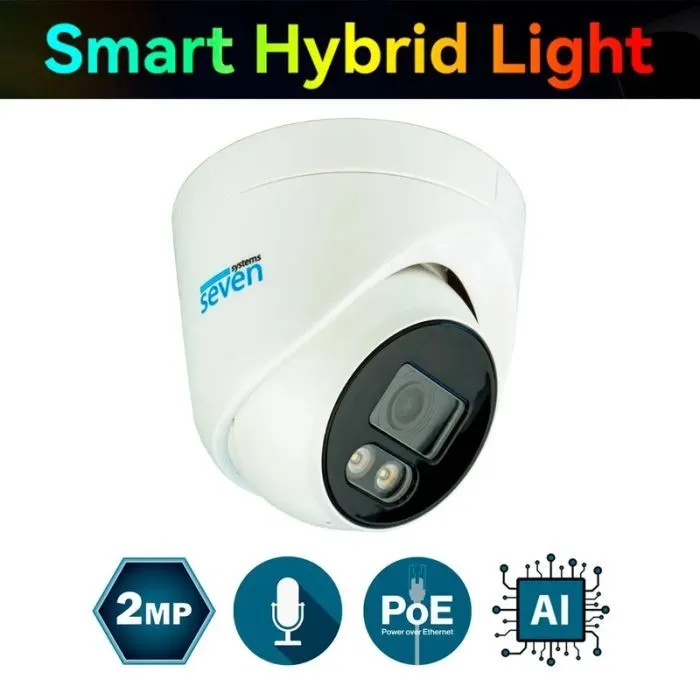 Камера відеоспостереження SEVEN Systems IP1012PA (2.8) white зображення 7