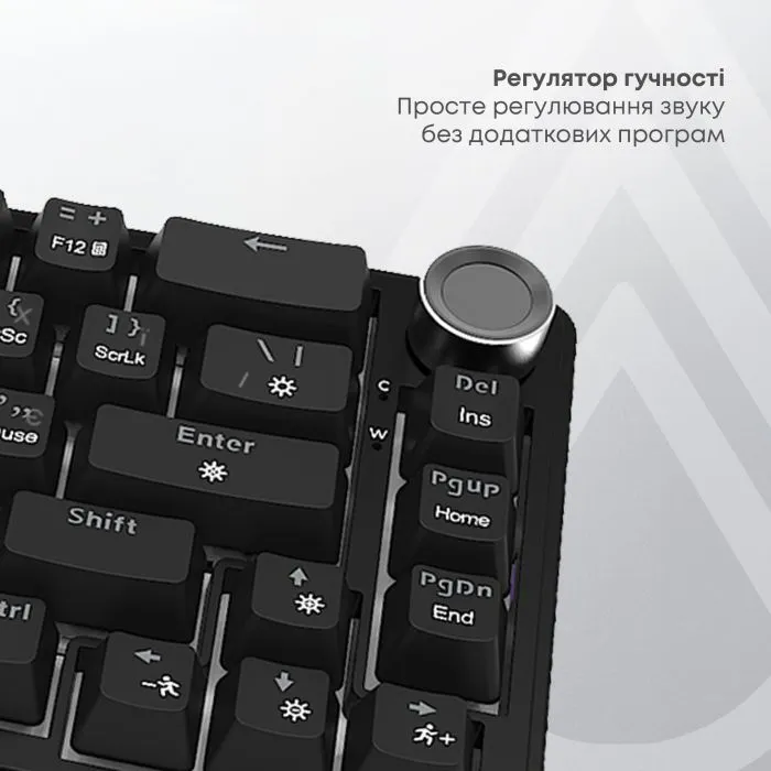 Клавіатура Ajazz AK690 Peach Mist Switch USB UA White (AK690-PM-W) зображення 16