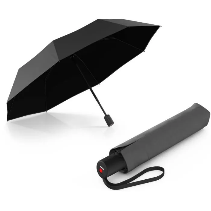 Зонт Knirps A.200 Medium Duomatic Dark Grey Black HeatShield автомат, складана (Kn95-7201-08002)