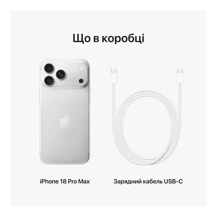 Мобильный телефон Apple iPhone 18 Pro Max 256GB Silver (MJXP4AF/A) изображение 10
