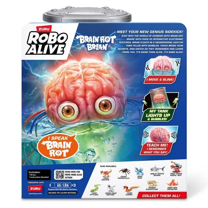 Интерактивная игрушка Pets & Robo Alive S1 Мозг Брайана (71172) изображение 9