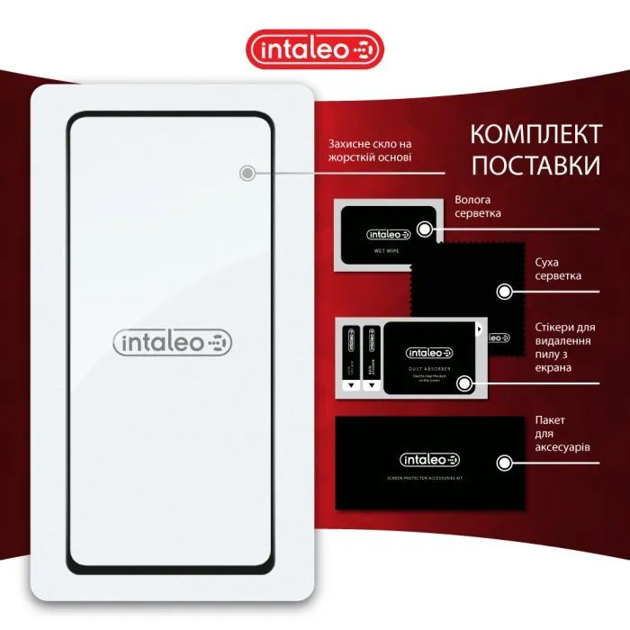 Скло захисне Intaleo Full Glue ESD Moto G77 Black (1283126636905) зображення 8