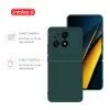 Чохол до мобільного телефона Intaleo Silicone Poco X6 Pro Dark Green (1283126600494) зображення 3