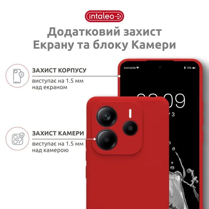 Чохол до мобільного телефона Intaleo SoftShell Xiaomi Redmi Note 14S 4G Red (1283126624964) зображення 3