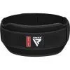 Атлетичний пояс RDX RX5 Double Belt Black L (WBD-RX5B-L) зображення 4