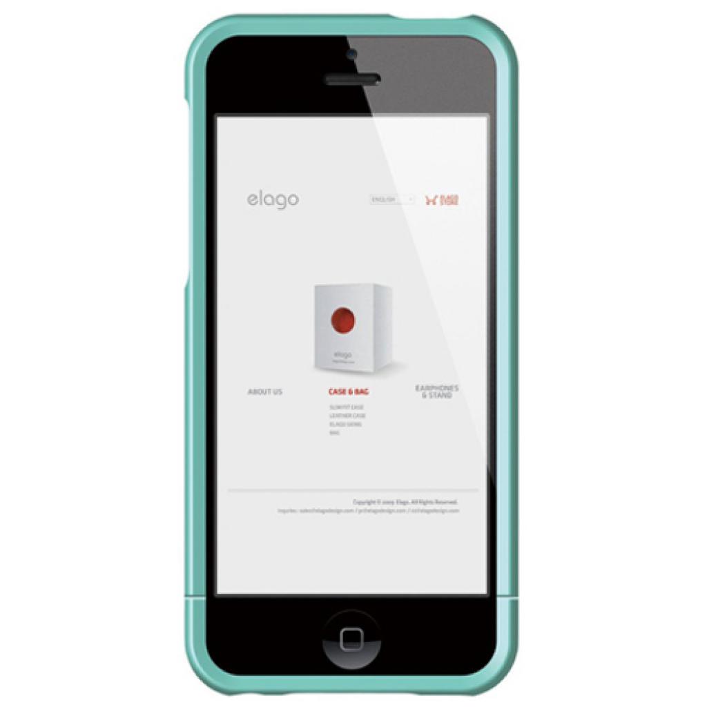 Чехол для мобильного телефона Elago для iPhone 5 /Glide/Coral Blue (ELS5GL-UVCBL) изображение 2