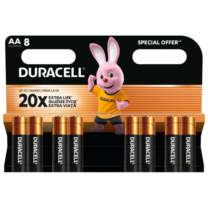 Батарейка Duracell AAA лужні 12 шт. в упаковці (5000394109254 / 81545432) изображение 3