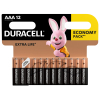 Батарейка Duracell AAA лужні 12 шт. в упаковці (5000394109254 / 81545432) изображение 5