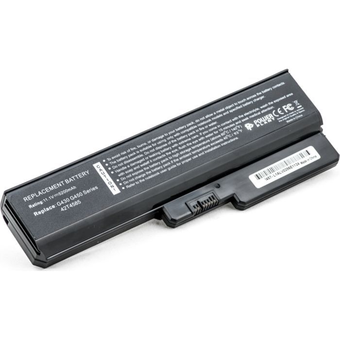 Аккумулятор для ноутбука IBM G430(ASM 42T4586, LOG530LH) 11.1V 5200mAh PowerPlant (NB00000042)