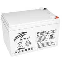 Фото - Батарея для ДБЖ RITAR Батарея до ДБЖ  AGM RT12120, 12V-12Ah  (RT12120)