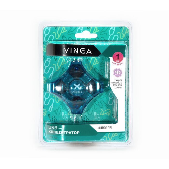 Концентратор Vinga HUB010BL изображение 9