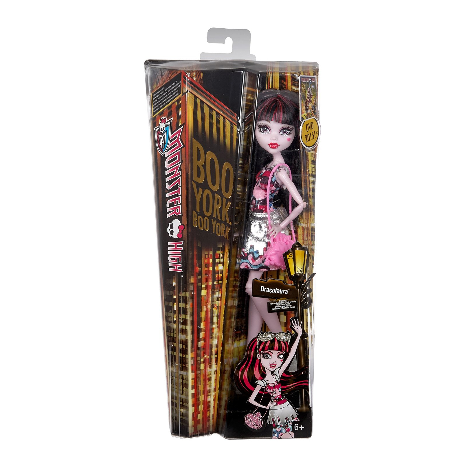 Кукла Monster High Дракулора серии Монстуристы из м/ф Буу-Йорк (CHW57-2) изображение 6