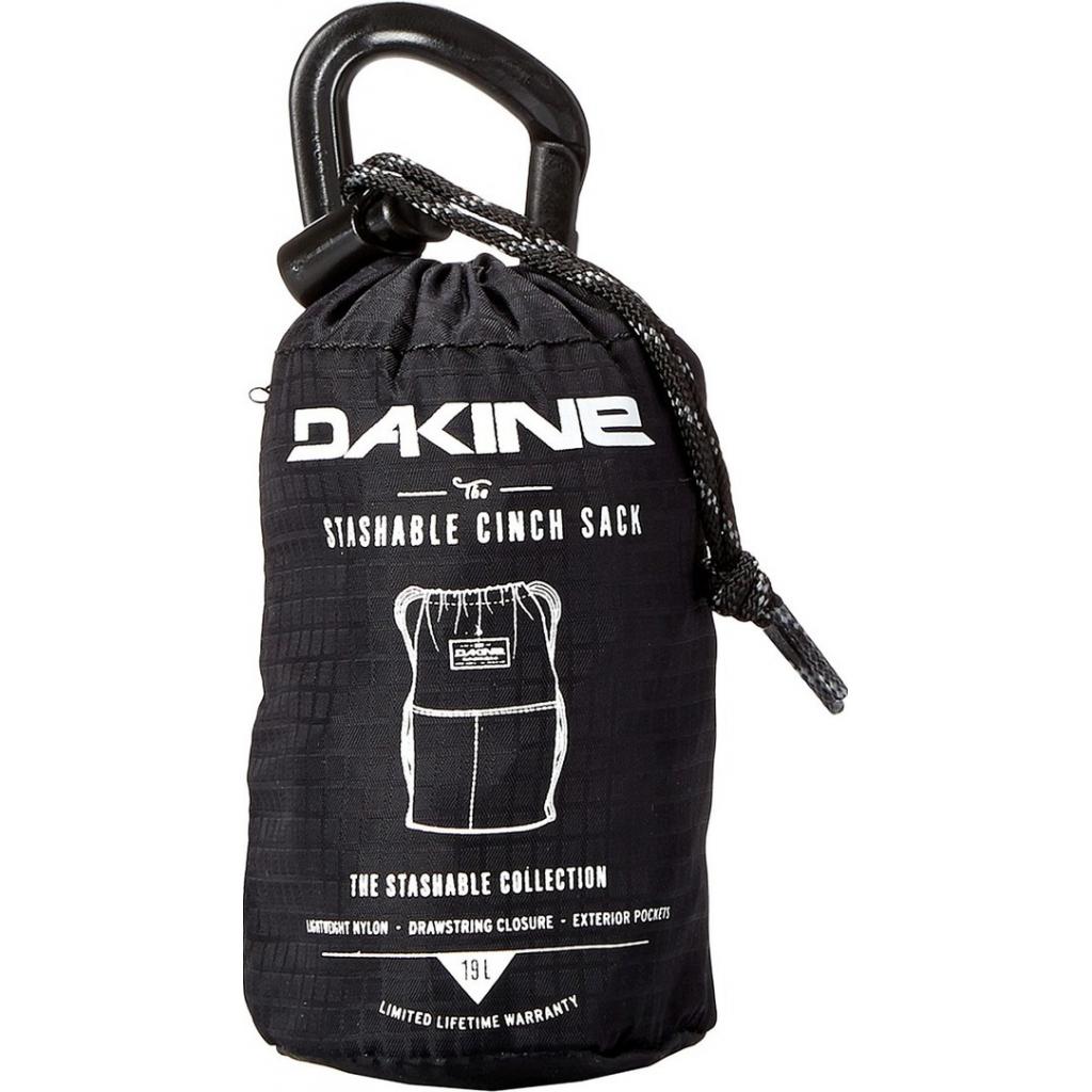 Рюкзак туристичний Dakine Stashable Cinchpack 19L Black 8130-103 (610934903676) зображення 4