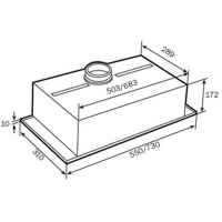 Вытяжка кухонная Teka GFH 55 изображение 2