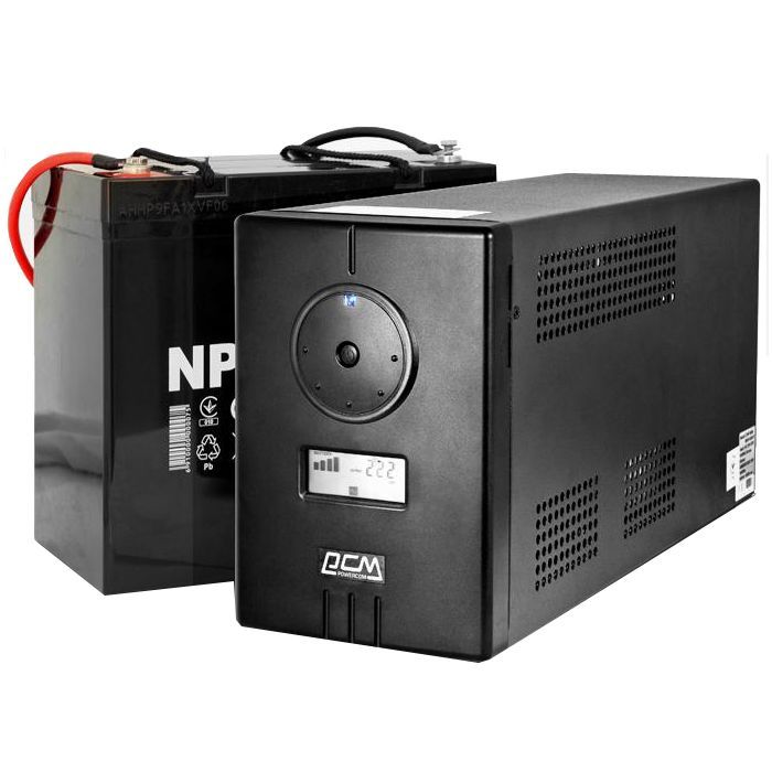 Источник бесперебойного питания Powercom INF-800 (INF-800AP) изображение 4