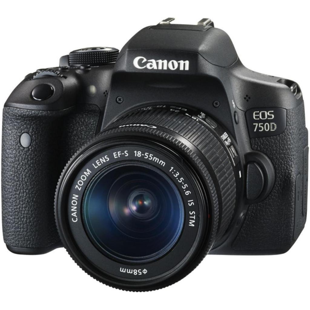 Цифровий фотоапарат Canon EOS 750D 18-55 IS STM Kit (0592C027)