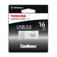 USB флеш накопитель Toshiba 16GB Hayabusa White USB 2.0 (THNU16HAYWHT(6)) изображение 3